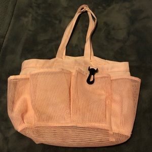 Mesh Shower Caddy, Light Pale Pink